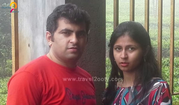 Karan Raja & Divya Mirani   Ooty honeymoon tour packages from Bangalore