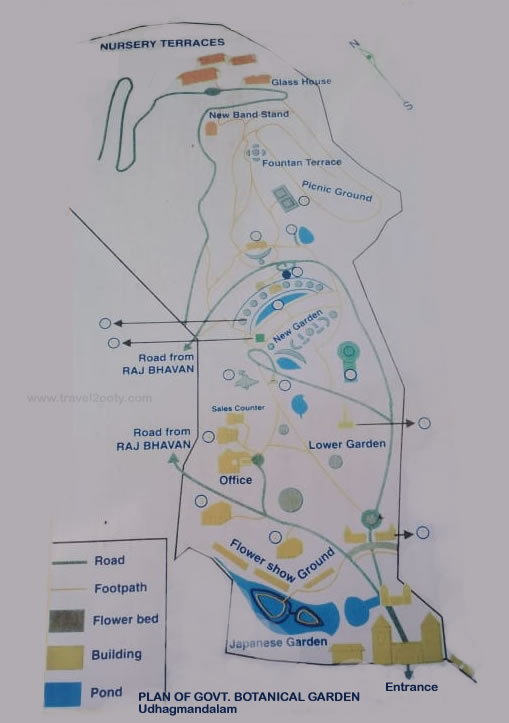 Botanical Garden Map