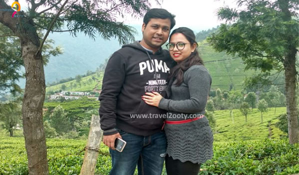 Diptiman & Tanusree Ooty honeymoon packages from Cossipore