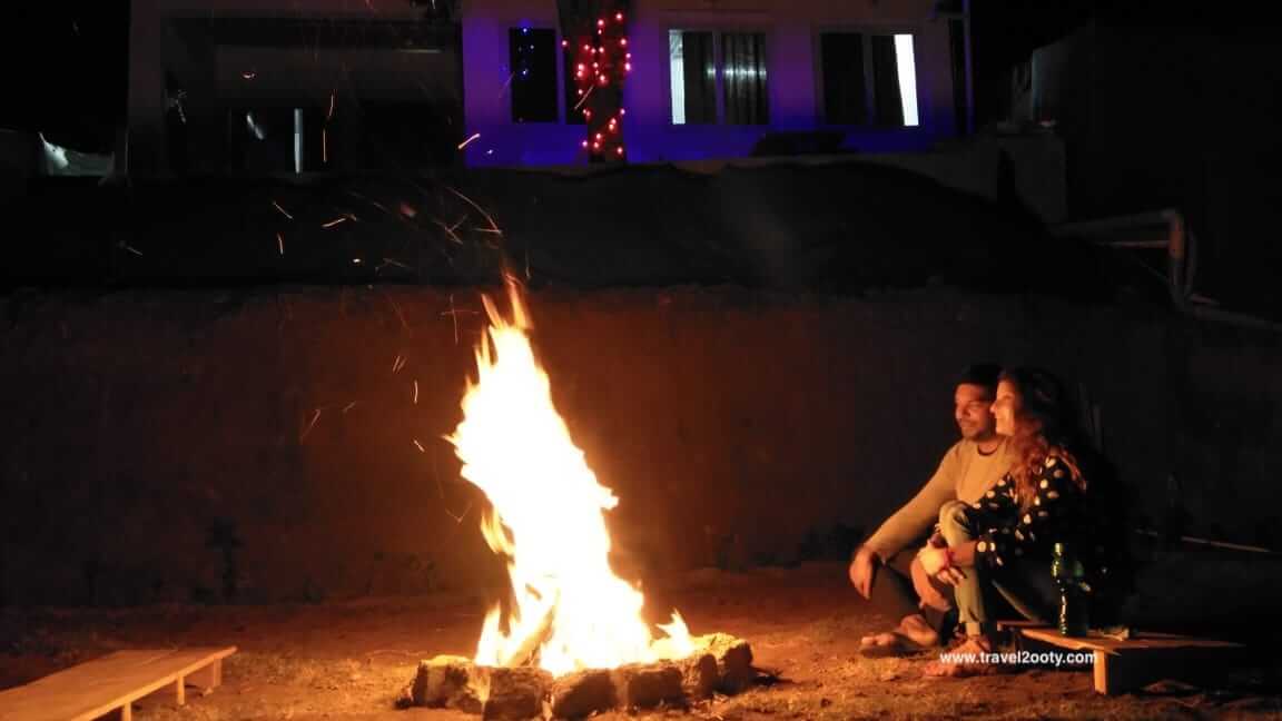 Campfire in Ooty