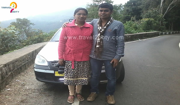 tushar & Rupali  Ooty honeymoon tour packages from Mumbai